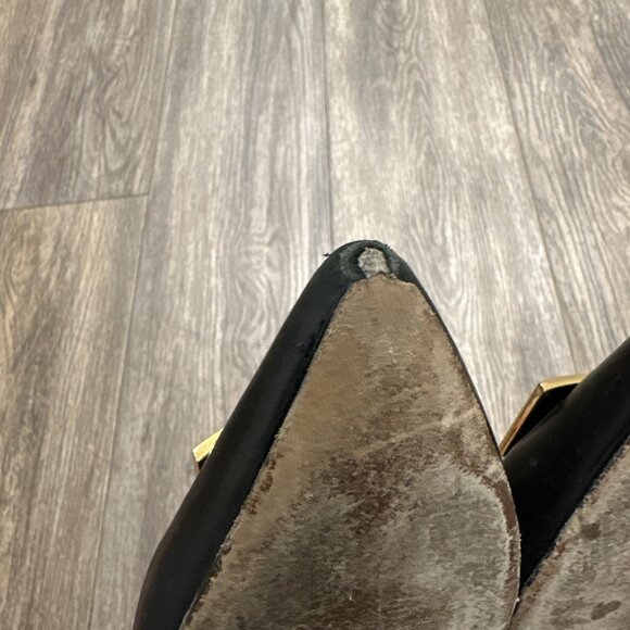 Tory Burch Gigi 20MM Pointy Toe Calf Leather/Suede Flats Size 10 M - Picture 12 of 12